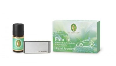 Geschenkset - Duftmischung Fahr fit 5 ml und AutoBedufter