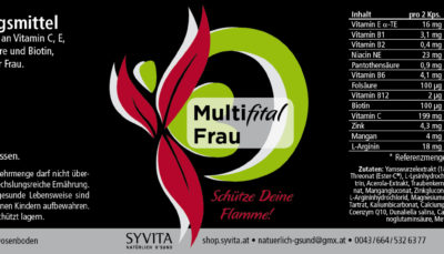 SYVITA Nahrungsergänzung Multifital Frau 90 Kapseln (53 g)