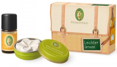 Geschenkset - Duftmischung Leichter lernen 5 ml und Mini-Duftstein