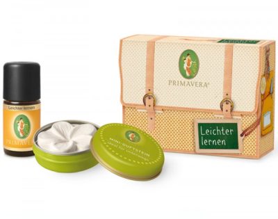 Geschenkset - Duftmischung Leichter lernen 5 ml und Mini-Duftstein