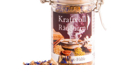 Räuchermischung Burnout-Hilfe - Kraftvoll Räuchern - im Gläschen 60 ml