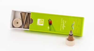Zeder - Green Line Räucherkegel 10 Kegel / 16 g