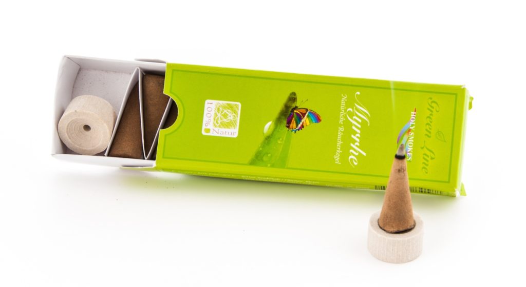 Myrrhe - Green Line Räucherkegel 10 Kegel / 16 g