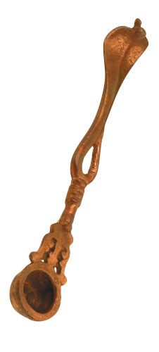 Dhoop-Löffel zum Räuchern aus Kupfer ca. 16 cm