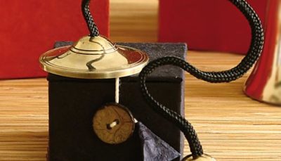 Tibetische Zimbeln in Geschenksbox - Ø ca. 4,5 cm