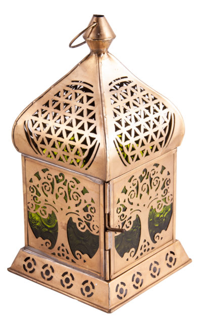 Wunderschöne Laterne - Orientalisches Licht mit Yggdrasil H: 22 cm, B: 12 cm