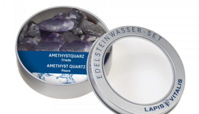Amethyst - Wassersteine in Geschenkdose 0,15 kg
