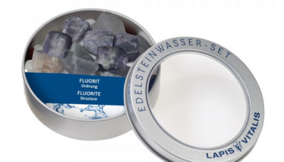 Fluorite - Wassersteine in Geschenkdose 0,15 kg