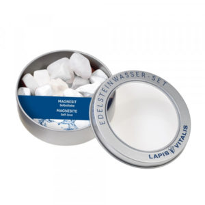 Magnesit - Wassersteine in Geschenkdose 0,15 kg