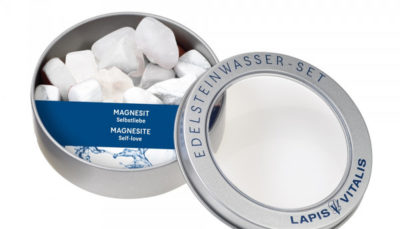 Magnesit - Wassersteine in Geschenkdose 0,15 kg