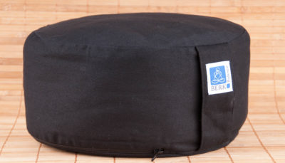 Zen Meditationskissen - Zafu schwarz Ø 30 cm, Höhe 14 cm