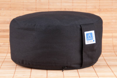 Zen Meditationskissen - Zafu schwarz Ø 30 cm, Höhe 14 cm