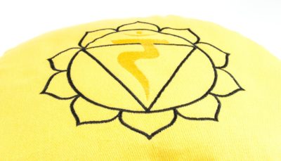 Chakra Meditations- & Yogakissen Solarplexuschakra Ø 36 cm, H: 15 cm