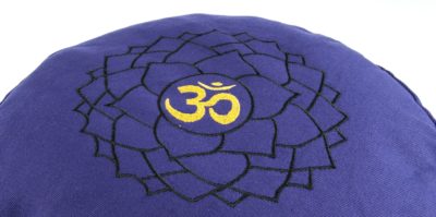 Chakra Meditationskissen - Kronenchakra Ø 36 cm, Höhe 15 cm