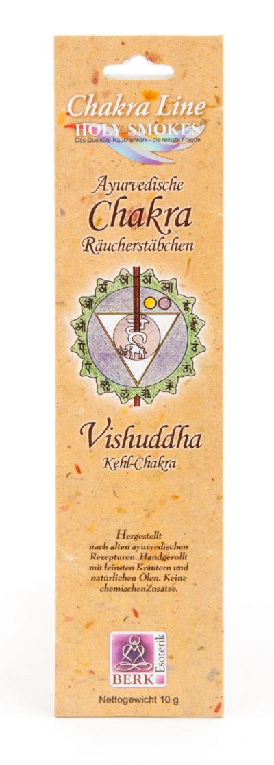 Chakra Line -  Kehlchakra (Vishuddha) Räucherstäbchen 10 g