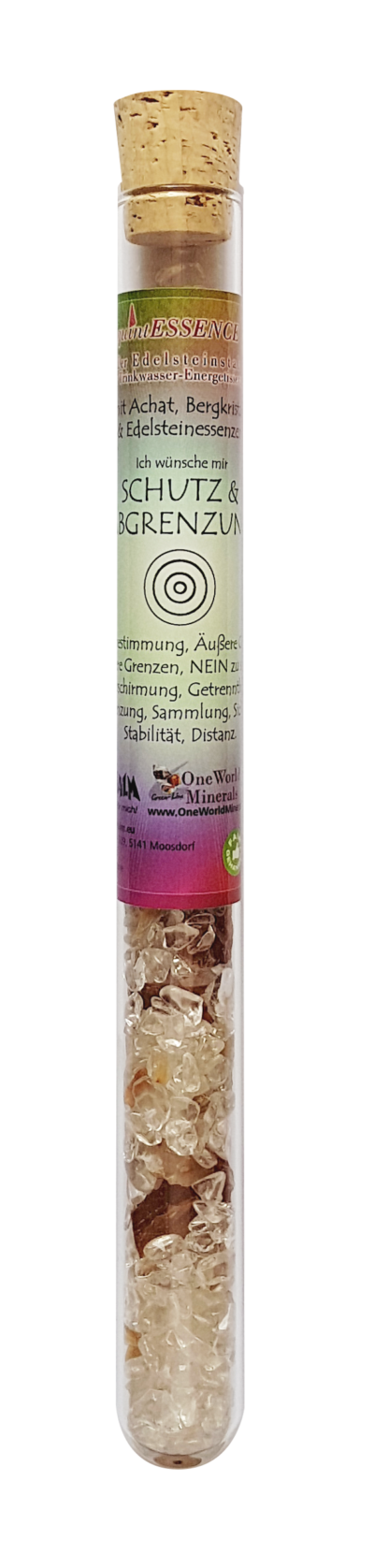 SCHUTZ & ABGRENZUNG - WUNSCHERFÜLLUNG Engelalm Edelsteinstab 24 cm
